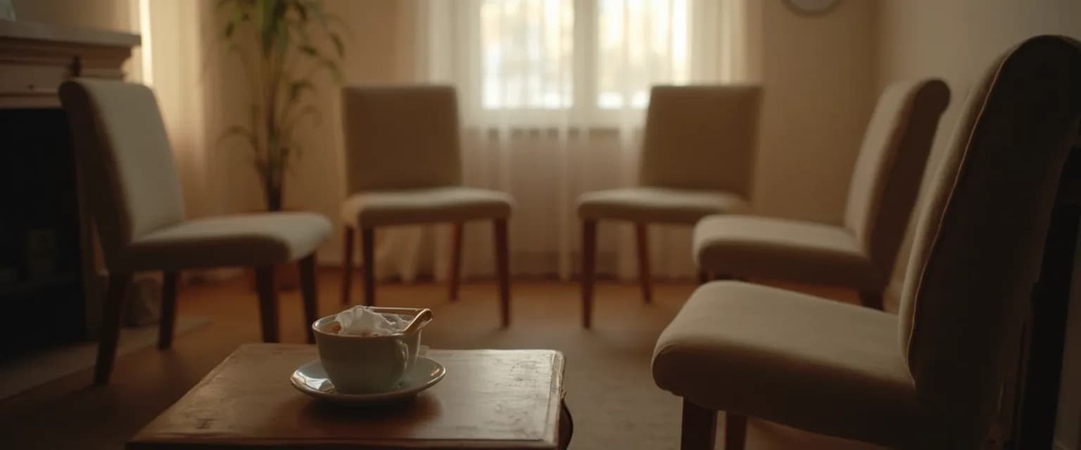 Supportive circle at grief sharing groups near me with participants finding comfort