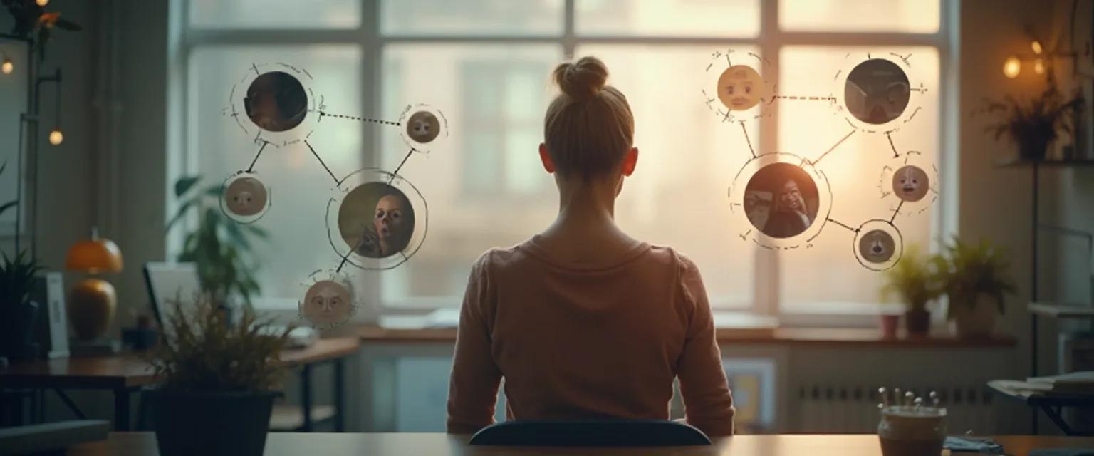 Professional practicing self awareness SEL exercises in workplace setting