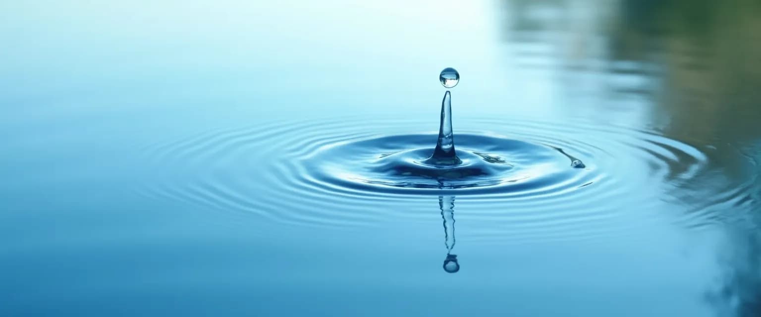 Person demonstrating mind like water state with calm, focused expression during mindfulness practice