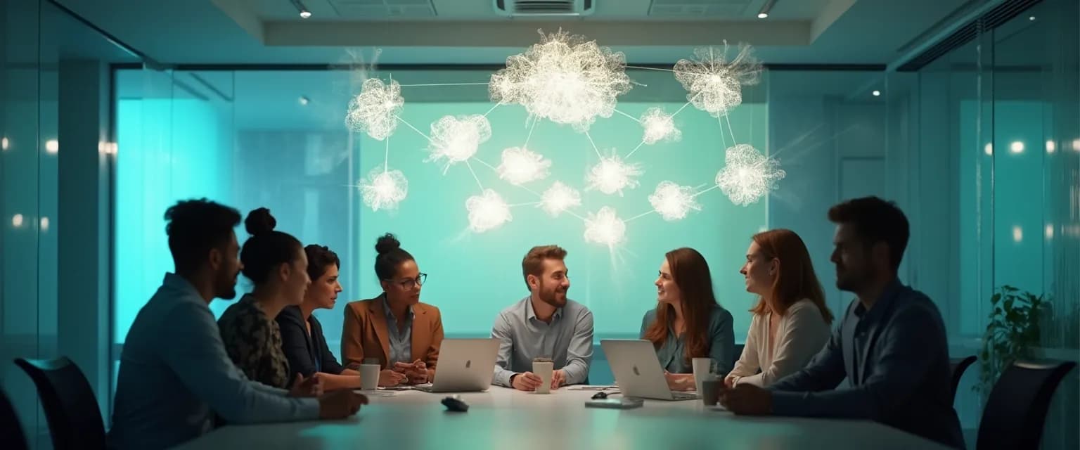 Team members engaged in self-awareness exercises during a case study on self-awareness