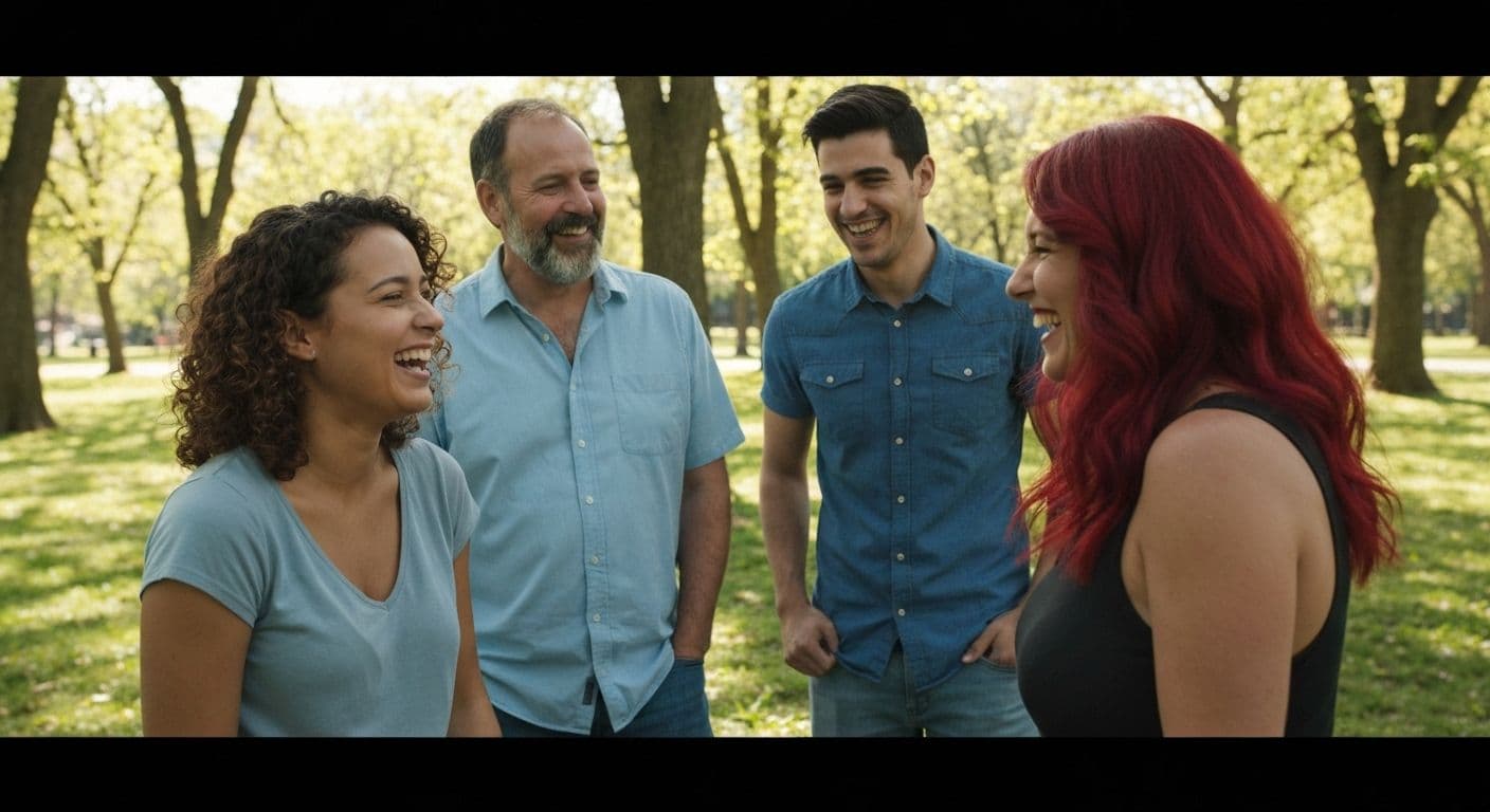 Friends laughing together demonstrating the best way to get over a breakup through social connection and emotional support