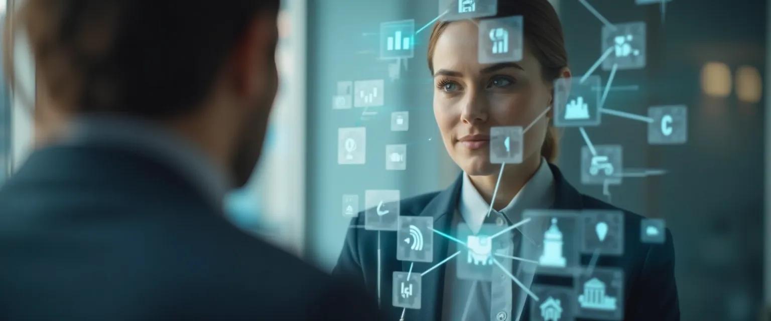 Professional reviewing self-awareness assessment results for career growth