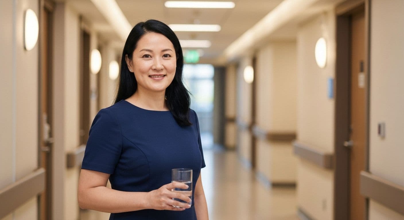 Healthcare provider practicing self awareness in health care during a crisis situation in hospital setting