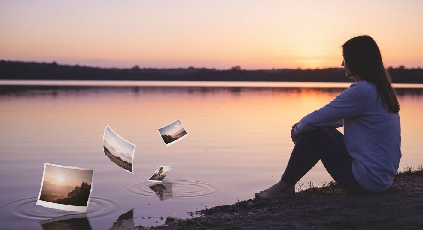 Person having a calm, supportive conversation about relationship heartbreak stories with a friend