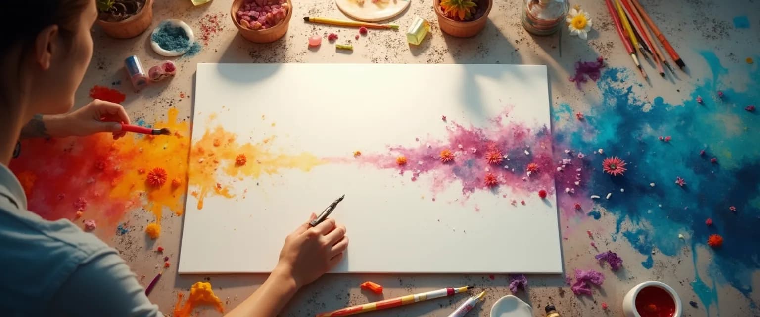 Artist overcoming procrastination in artistic pursuits with a 21-day momentum-building plan