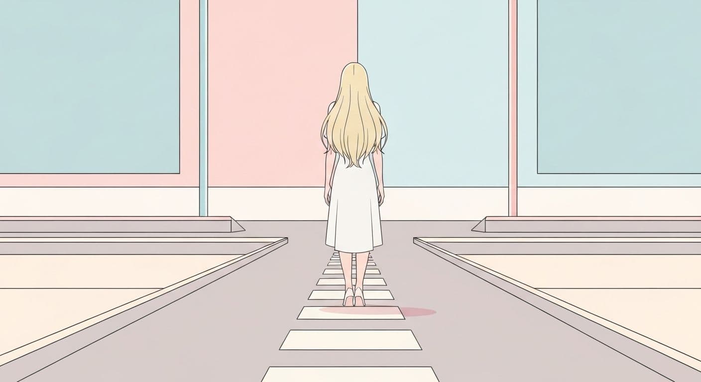 Person practicing awareness in psychology through mindful observation without overthinking decisions