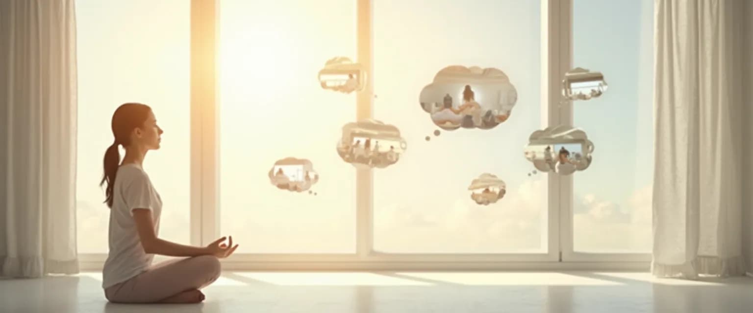 Person practicing micro-reflection for enhanced self-awareness and self-knowledge