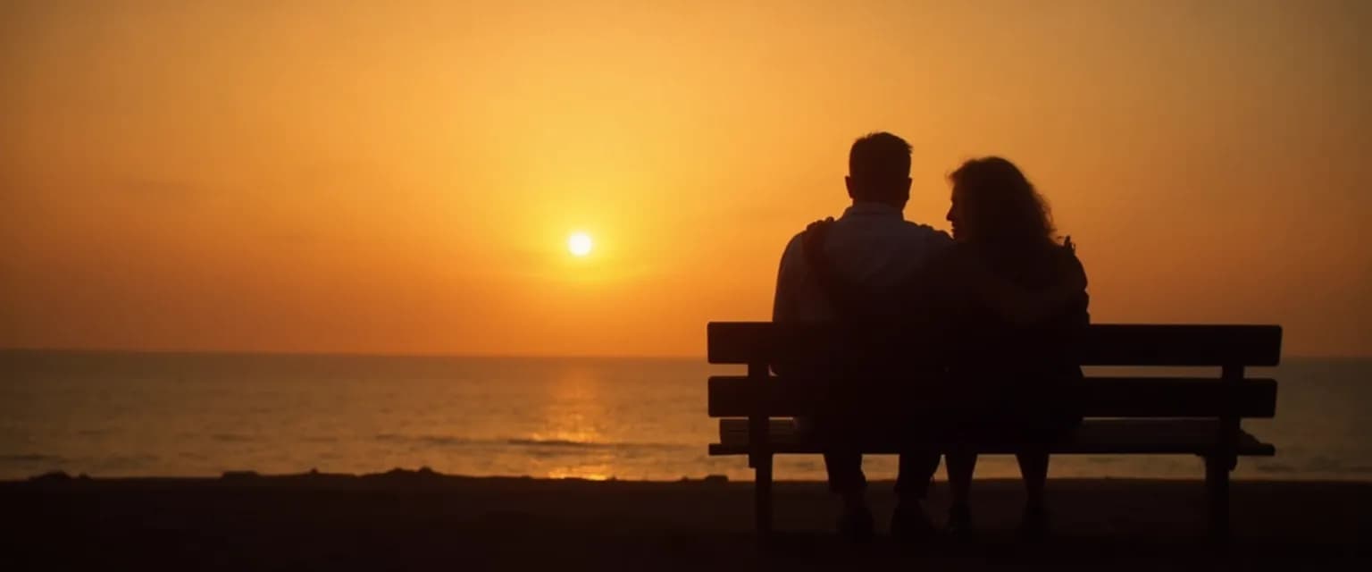 Friend providing silent comfort to someone who lost a parent through presence rather than words