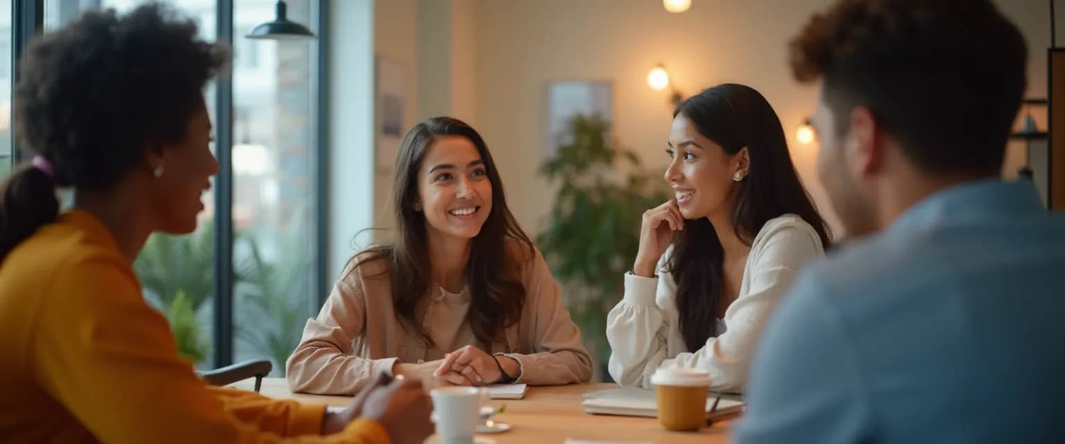 Person practicing daily social awareness and relationship management exercises at work and home