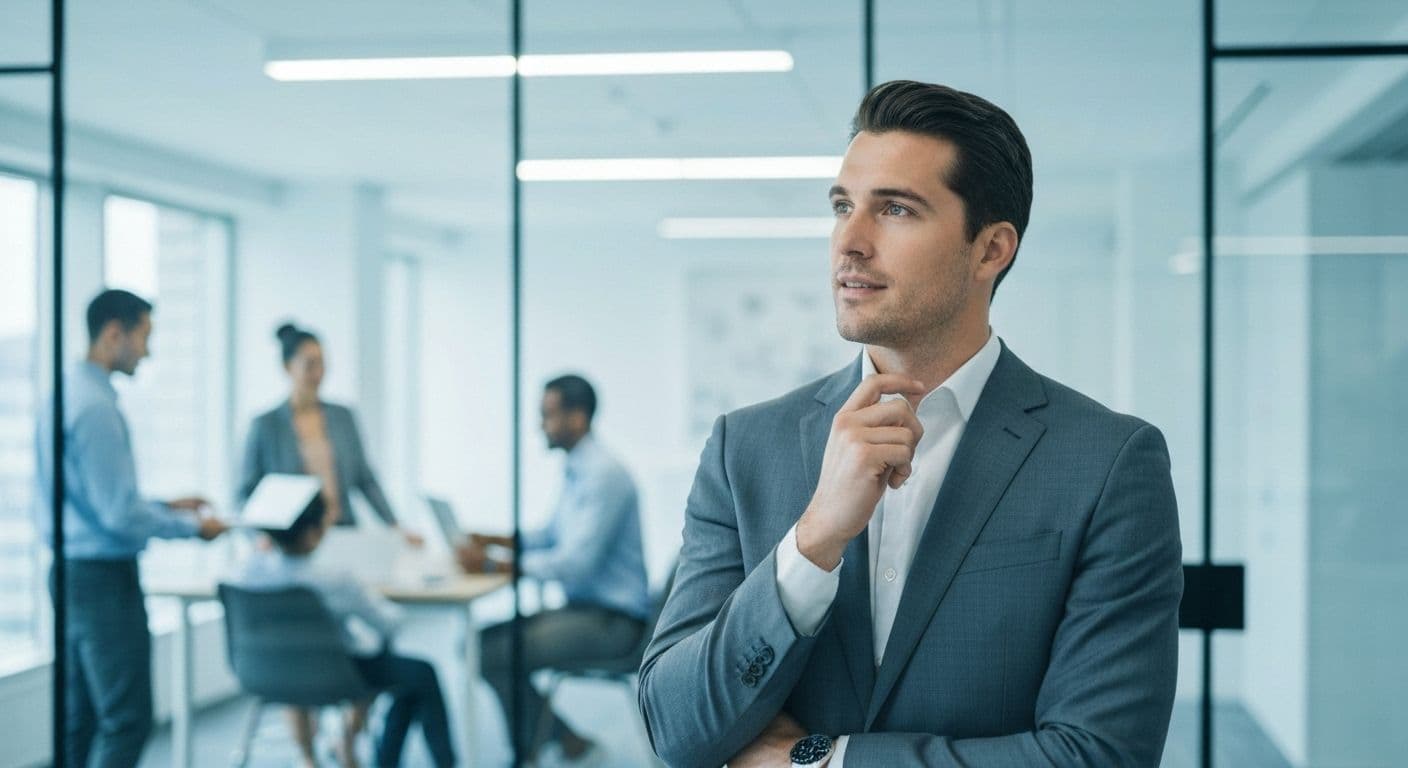 Leader demonstrating examples of social awareness in emotional intelligence during team meeting