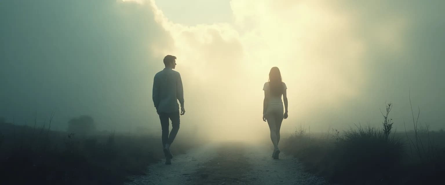 Person maintaining self-awareness during an anxious-avoidant breakup healing process