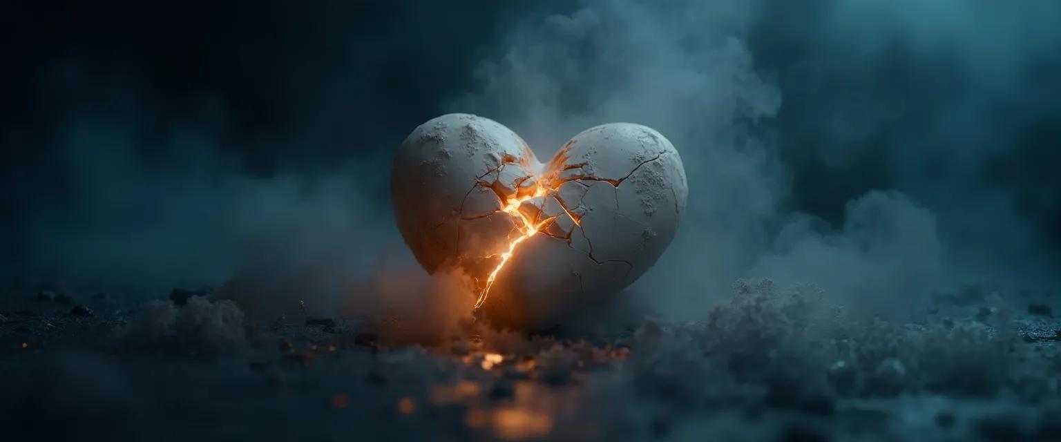 Person experiencing the transformative truth about heartbreak through personal growth