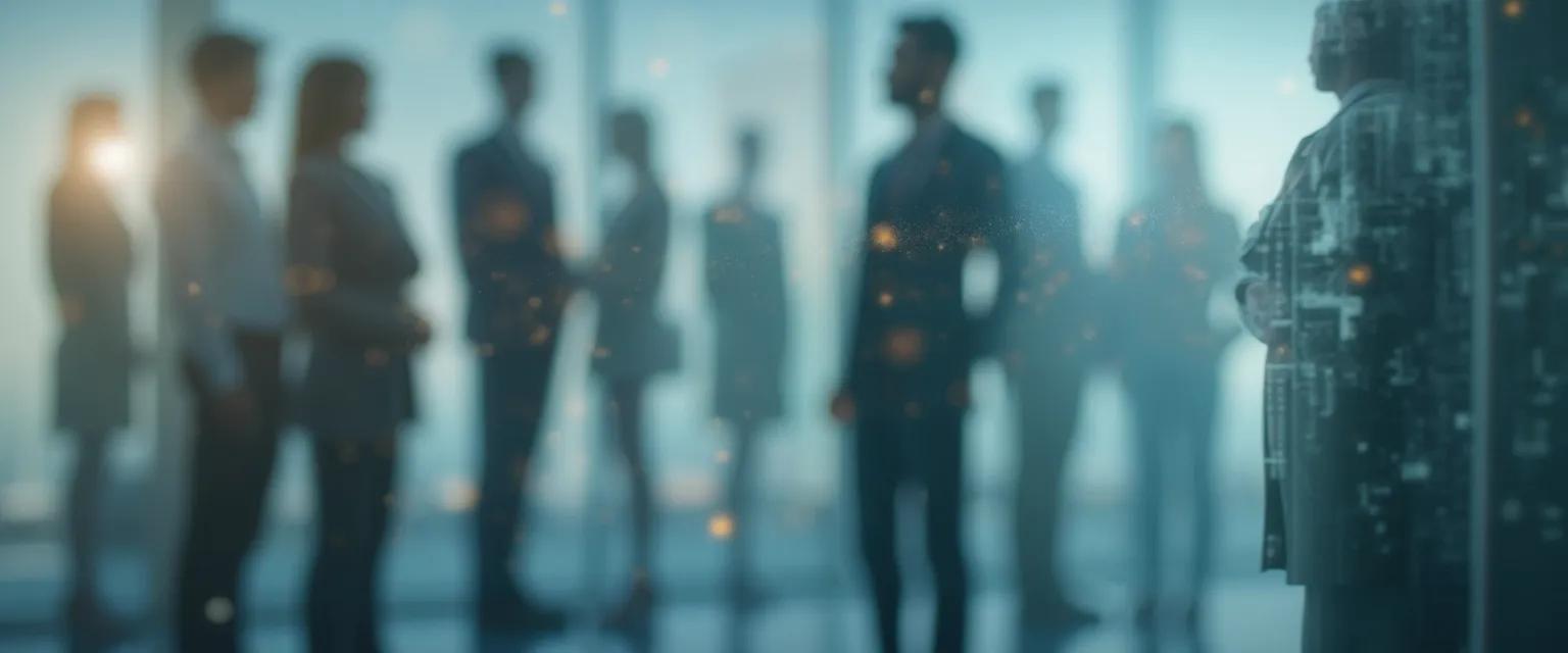 Manager reflecting on self-awareness in leadership and management blind spots