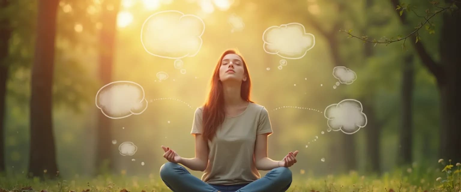 Person reflecting on IQ and self-awareness connection through mindfulness practice