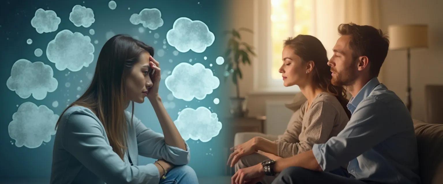 Couple breaking free from the procrastination in relationship maintenance cycle through emotional connection