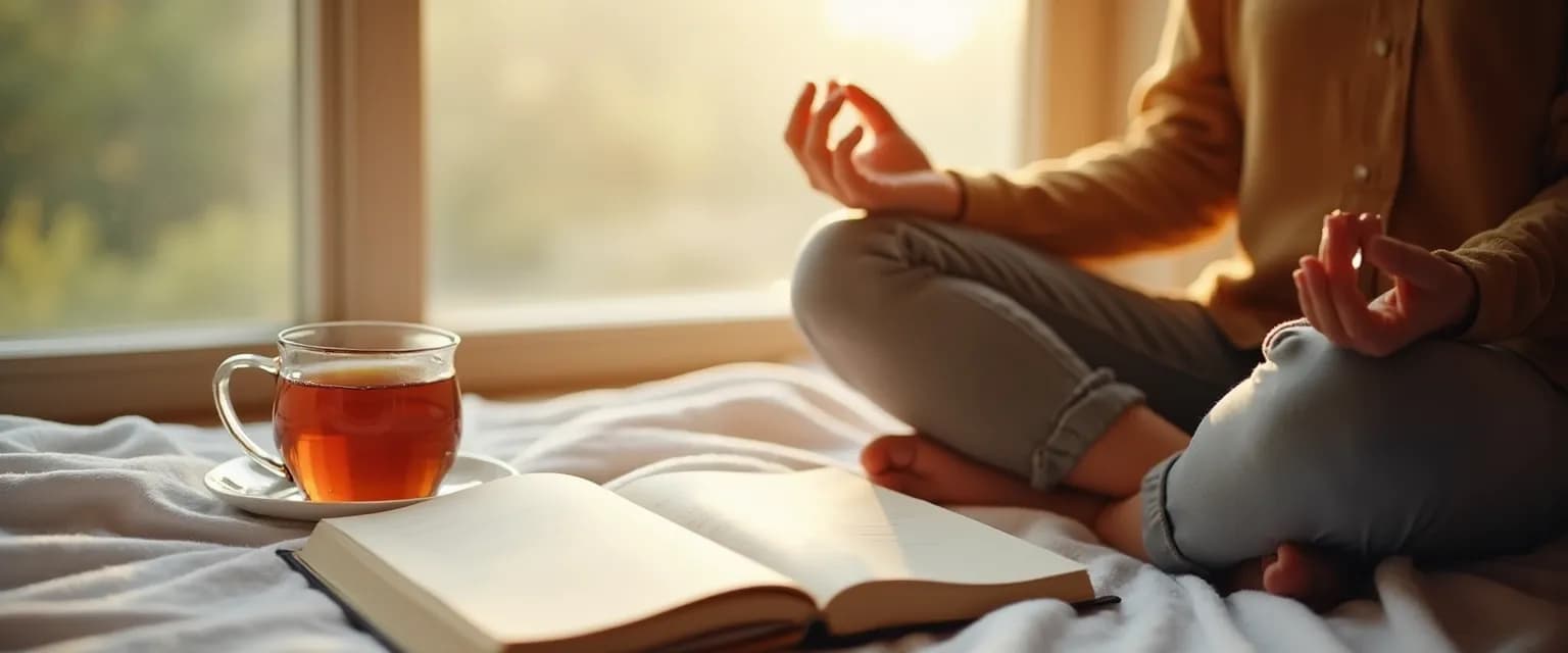 Parent and child practicing teaching self-awareness through daily reflection questions