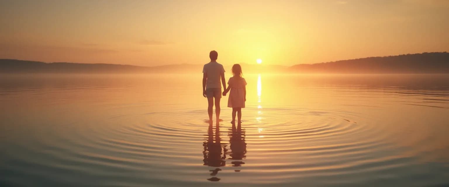 Two adults supporting each other after losing a sibling, demonstrating the importance of grief support