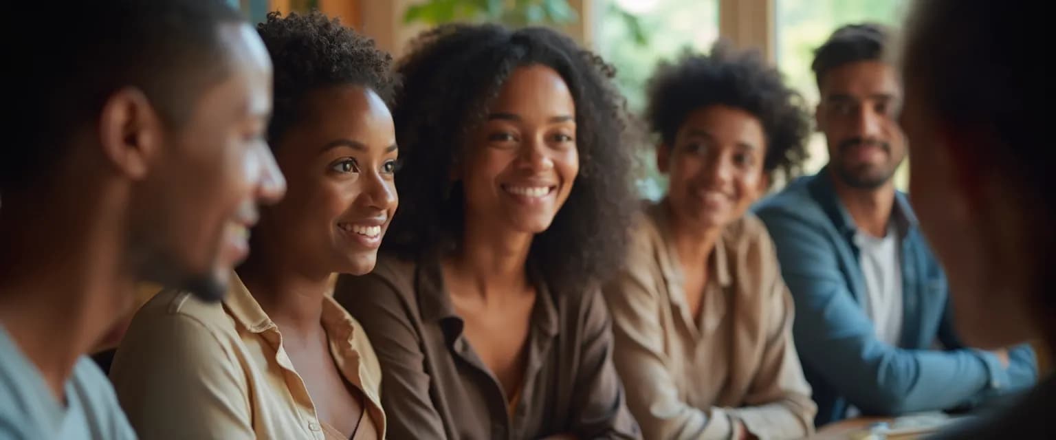 Person demonstrating active listening techniques to enhance awareness of others