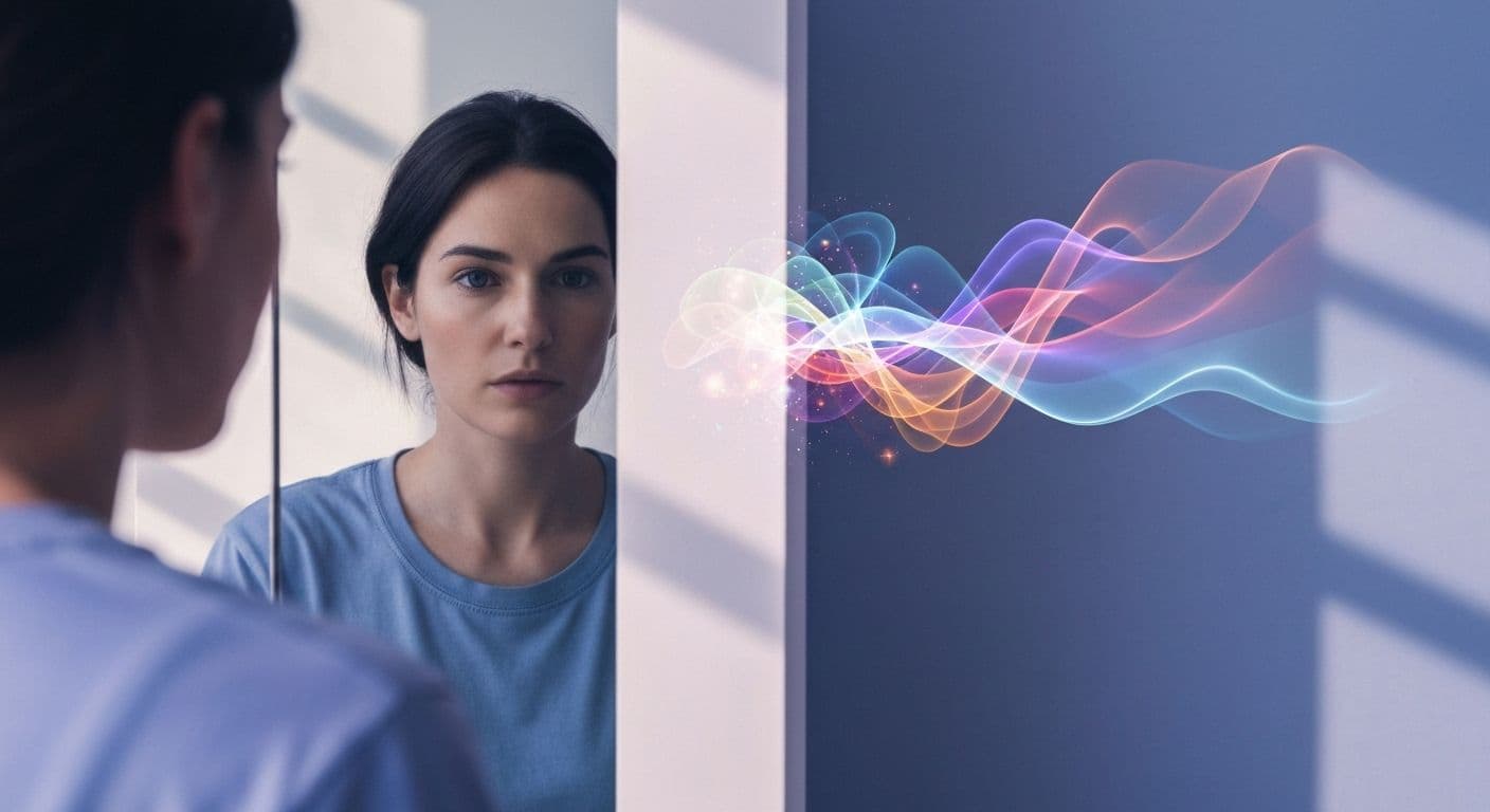 Person reflecting on daily emotional intelligence self awareness examples in everyday situations