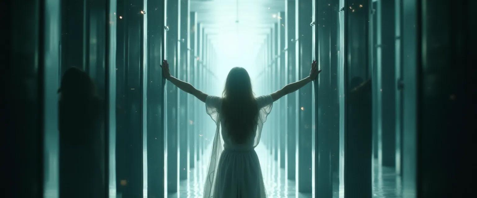 Person breaking free from anxiety and hyper self-awareness through mindfulness techniques