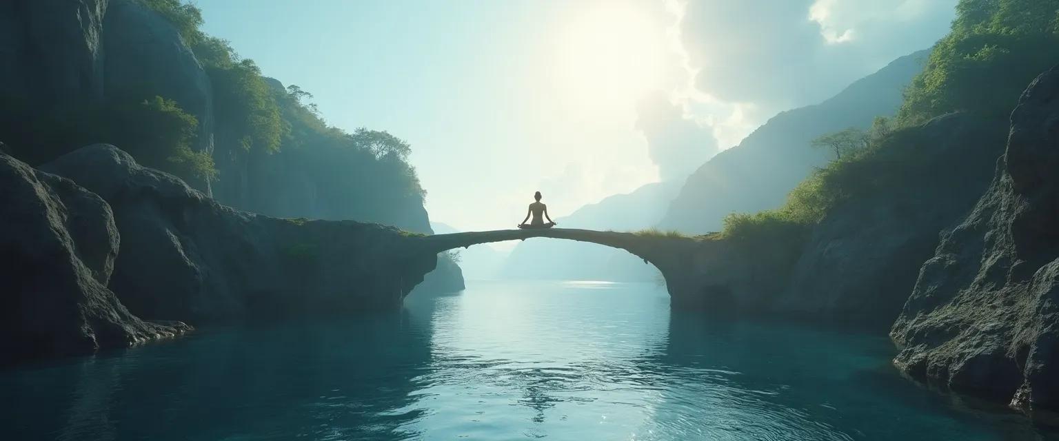 Person practicing soul mind connection exercises for inner harmony