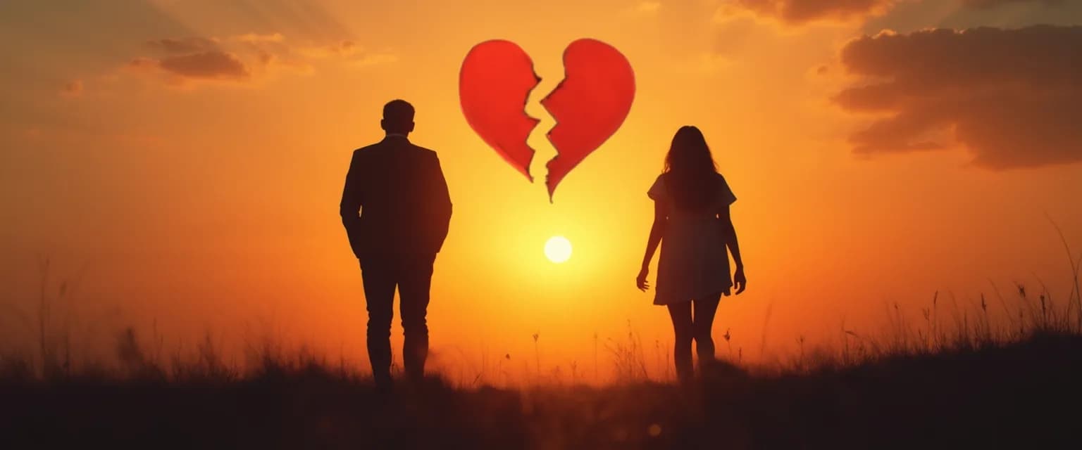 Two people experiencing emotional impact from friendship breakups with thoughtful expressions