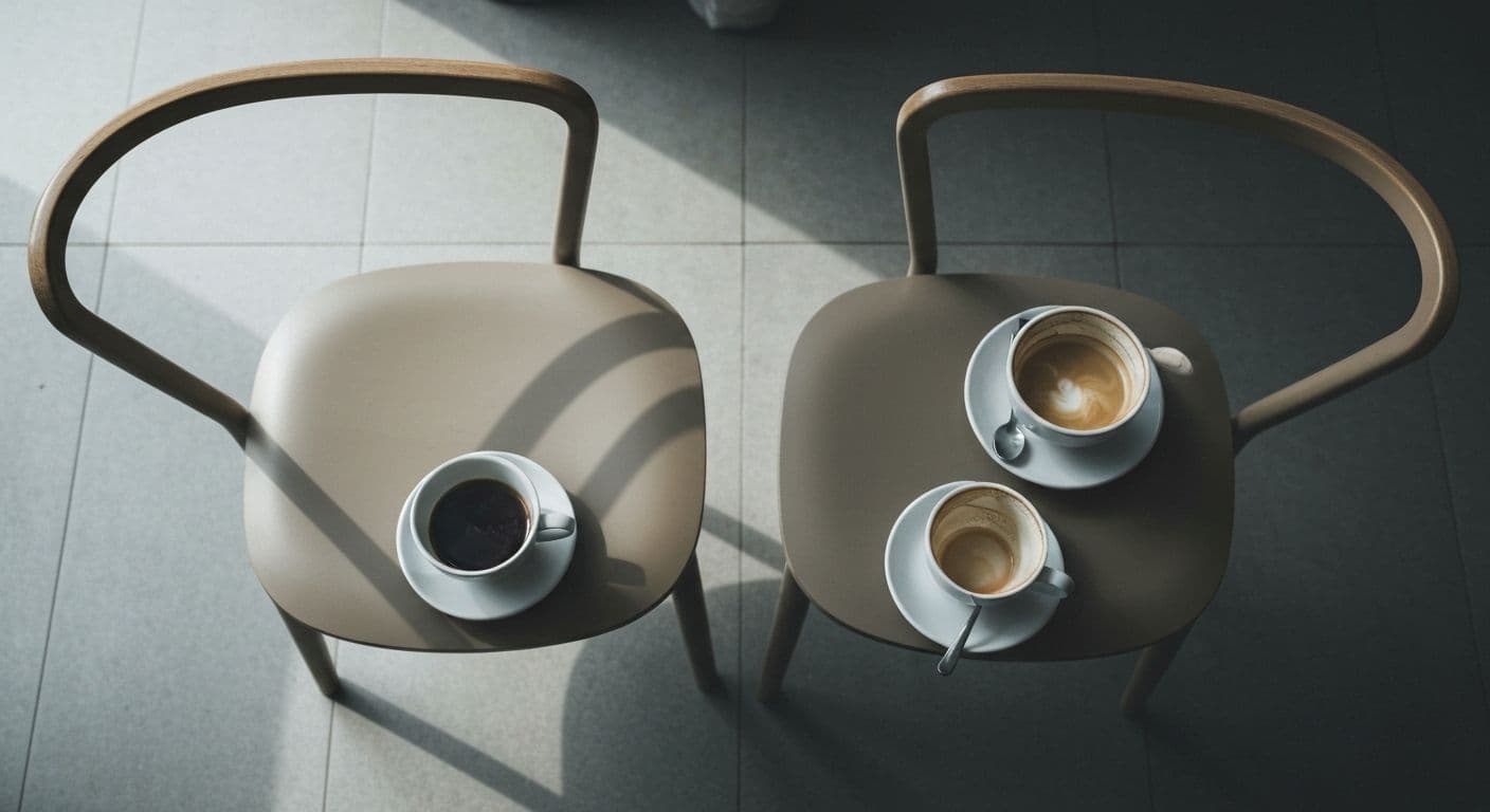 Two people walking in opposite directions representing friendship breakups and ghosting in modern relationships