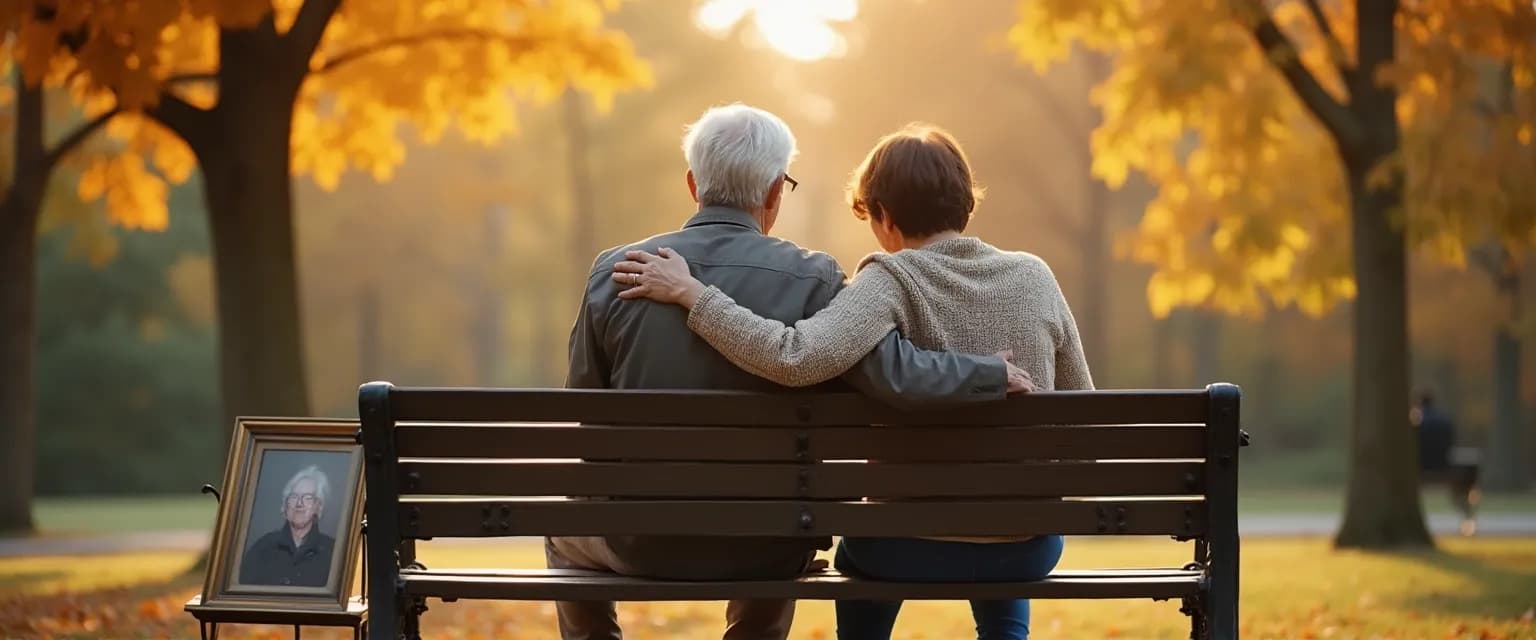 Friend comforting someone who lost a grandparent with compassionate support
