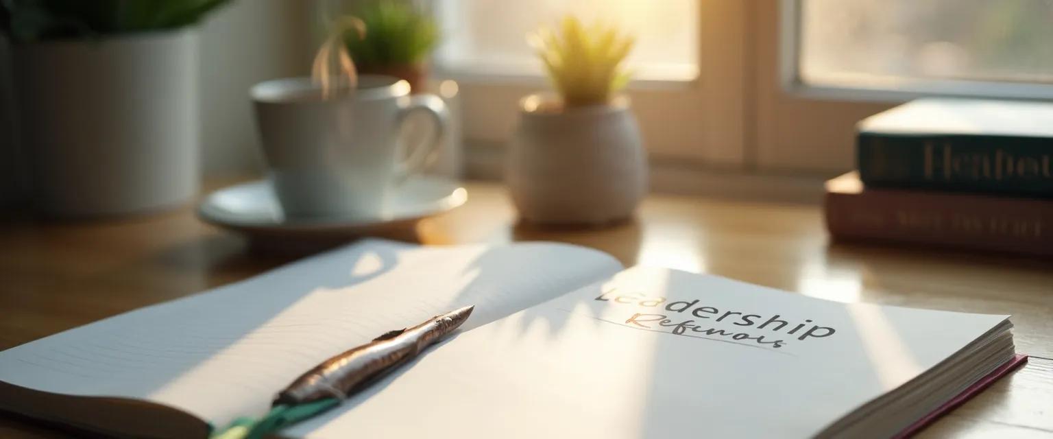 Manager practicing self-reflection exercises - self-awareness key to effective leadership