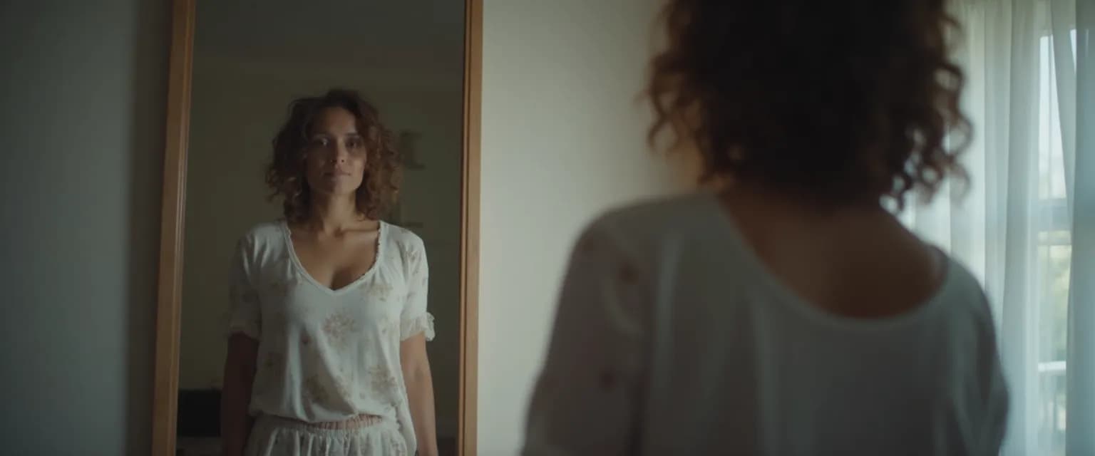 Person demonstrating body language signals for increasing self-awareness