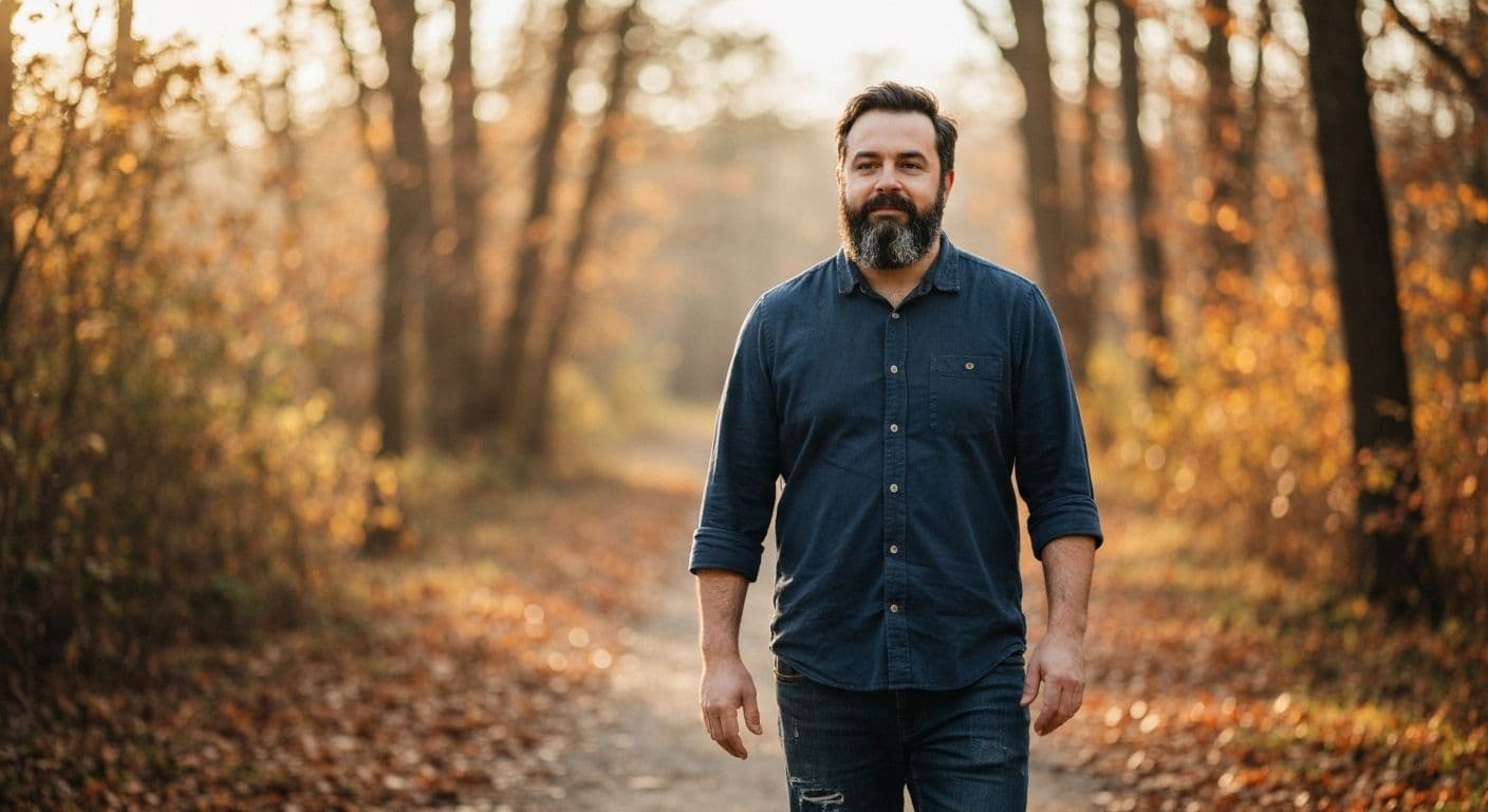 Man engaging in physical activity outdoors after a breakup, representing emotional healing through movement
