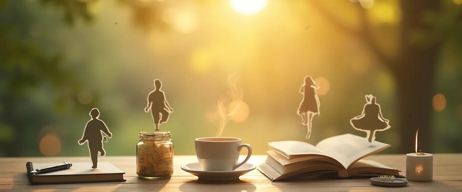 Person practicing daily rituals that nurture spiritual self and increase self-awareness