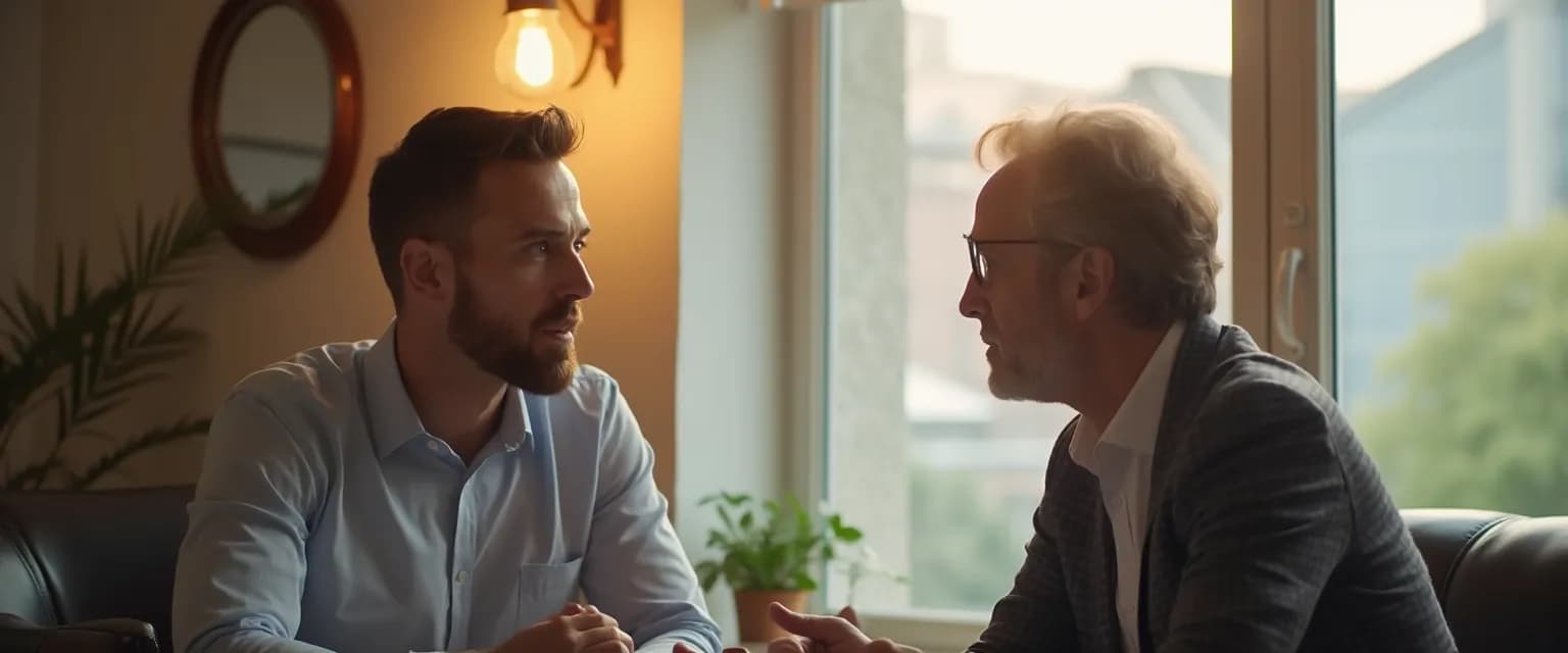 Professional demonstrating emotional intelligence self-awareness during workplace conflict resolution