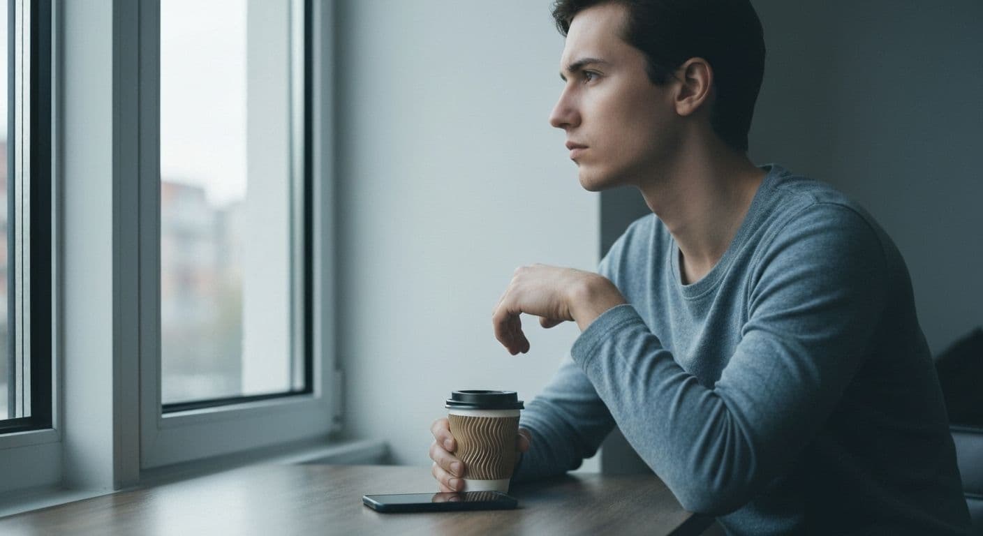 Person reflecting on persistent 'I need a breakup' thoughts while considering hidden relationship signals