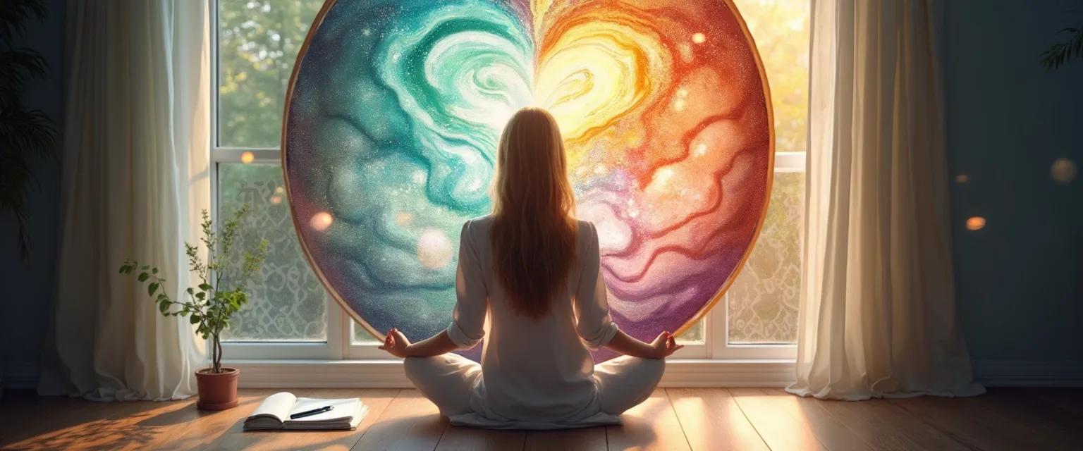 Person practicing daily reflection to build their emotional self-awareness