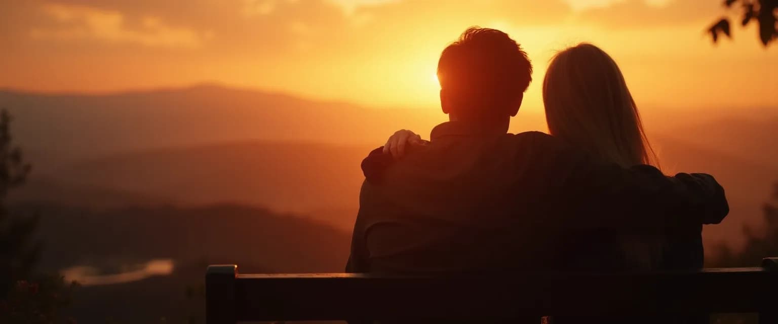 Friend providing comfort and words to console a grieving friend through presence rather than speech