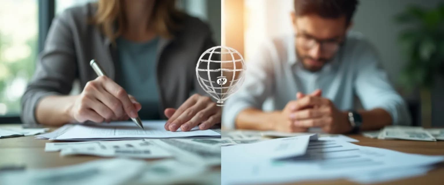 Person building financial safety nets before an unexpected breakup