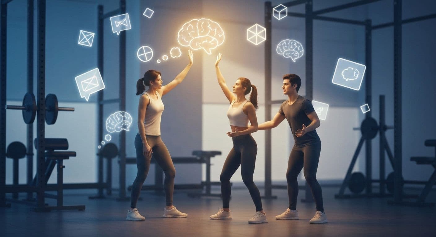 Person using mental accountability system for the mind gym training with progress tracking