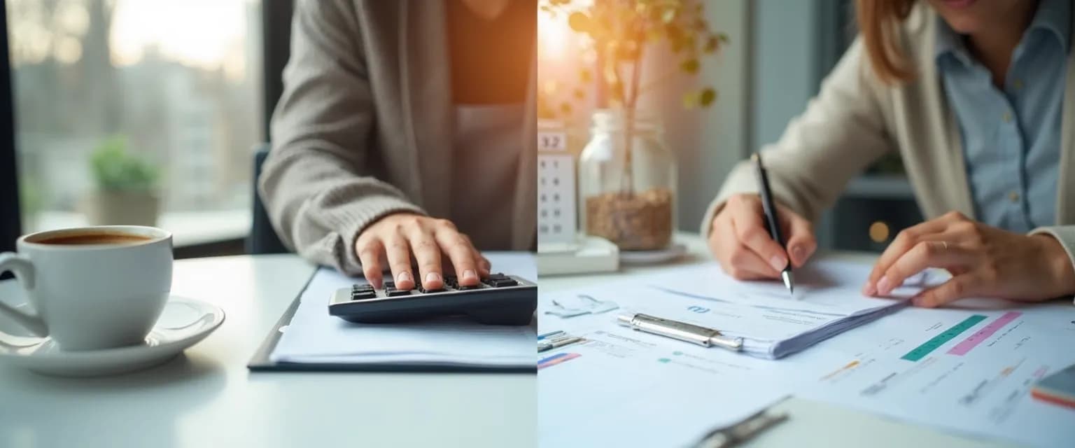 Person confidently managing finances after experiencing the 2022 year of breakups