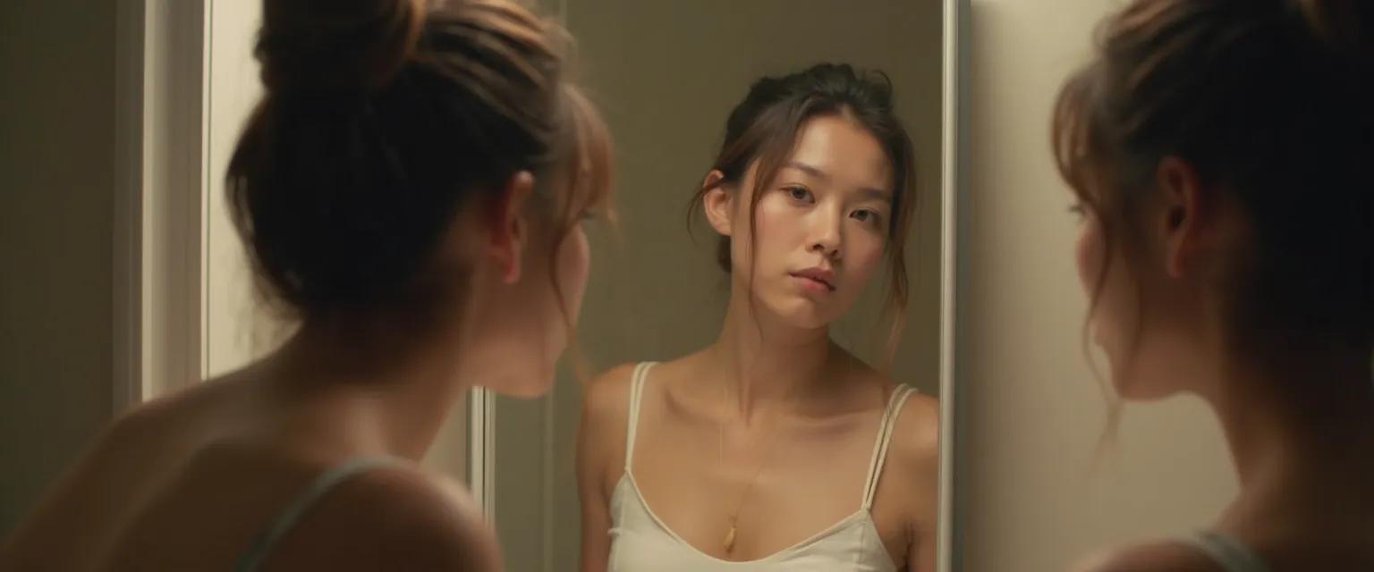 Person practicing self awareness and self management skills through mindful reflection