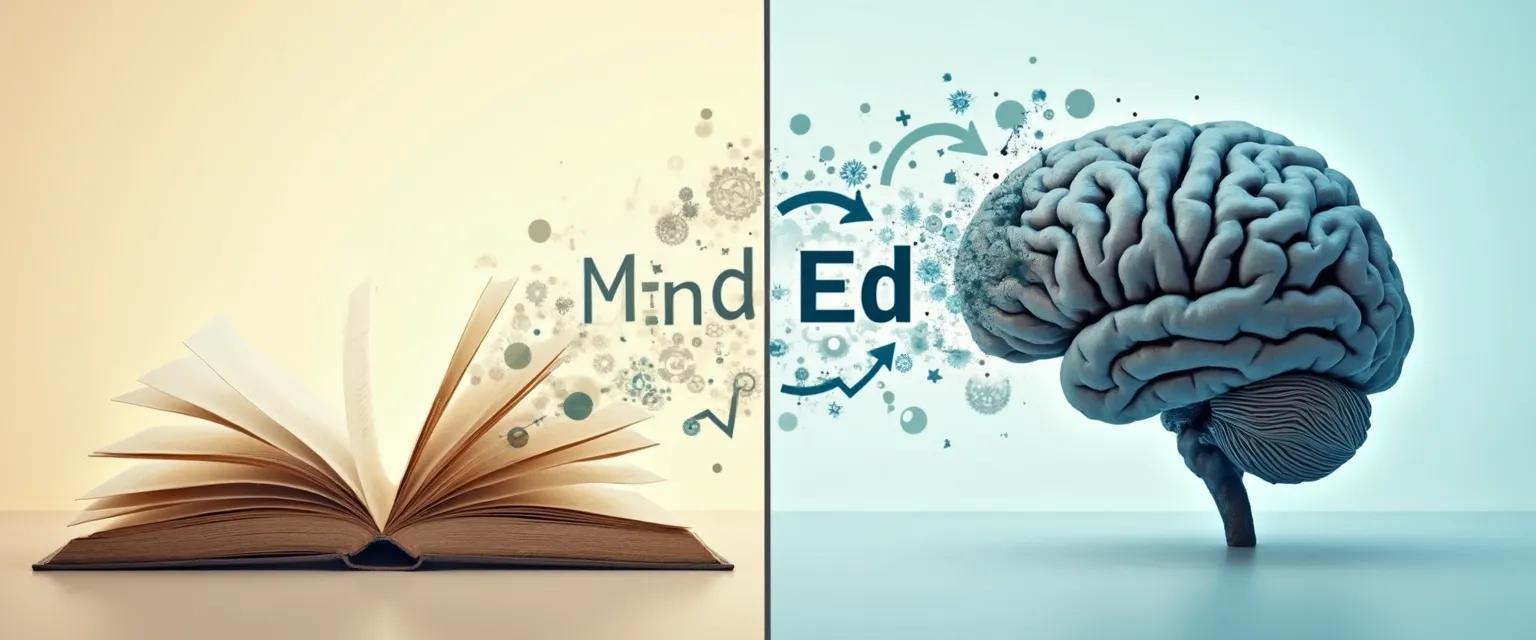 Mind Ed vs mindset diagram showing different approaches to emotional intelligence