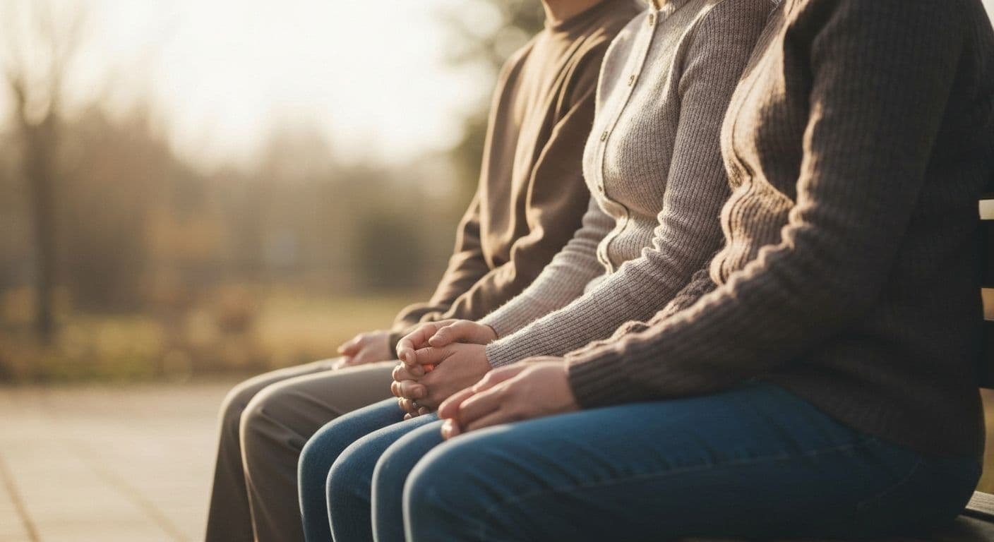 Person offering comforting support showing what to say when someone lost someone close to them