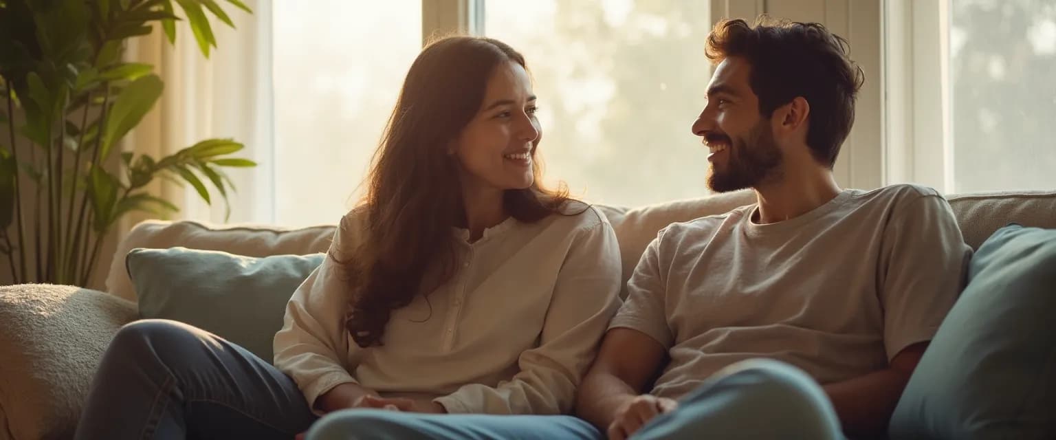 Parent and teenager engaging in conversation to develop good self-awareness