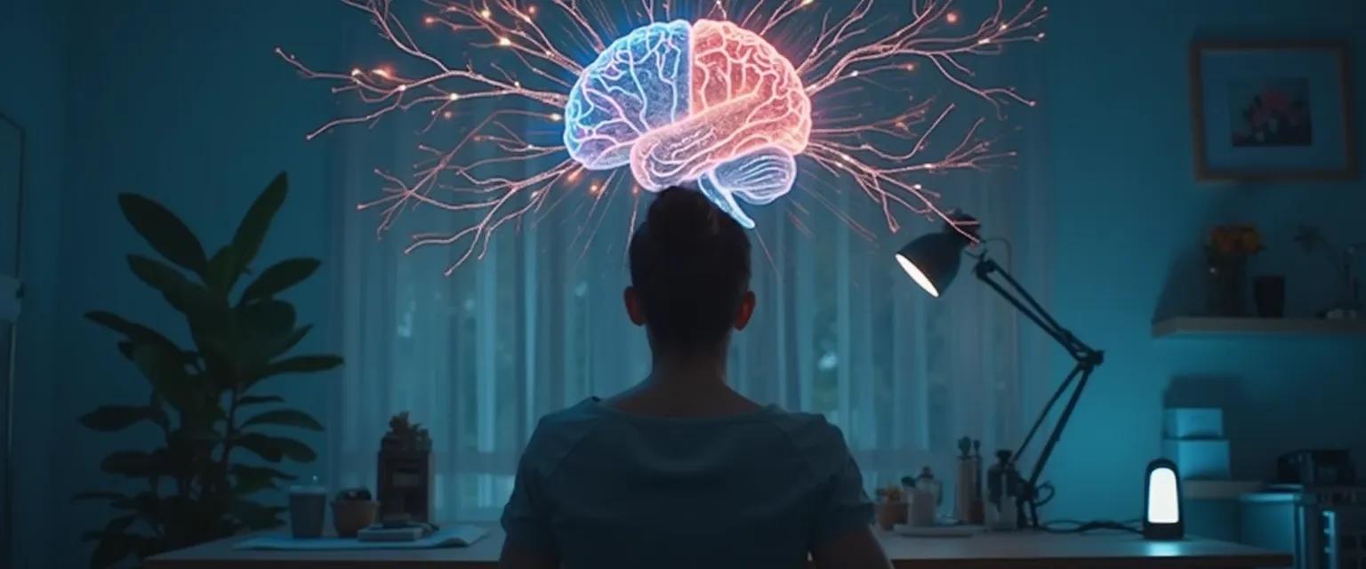 Person practicing level supermind exercises for improved decision-making under pressure