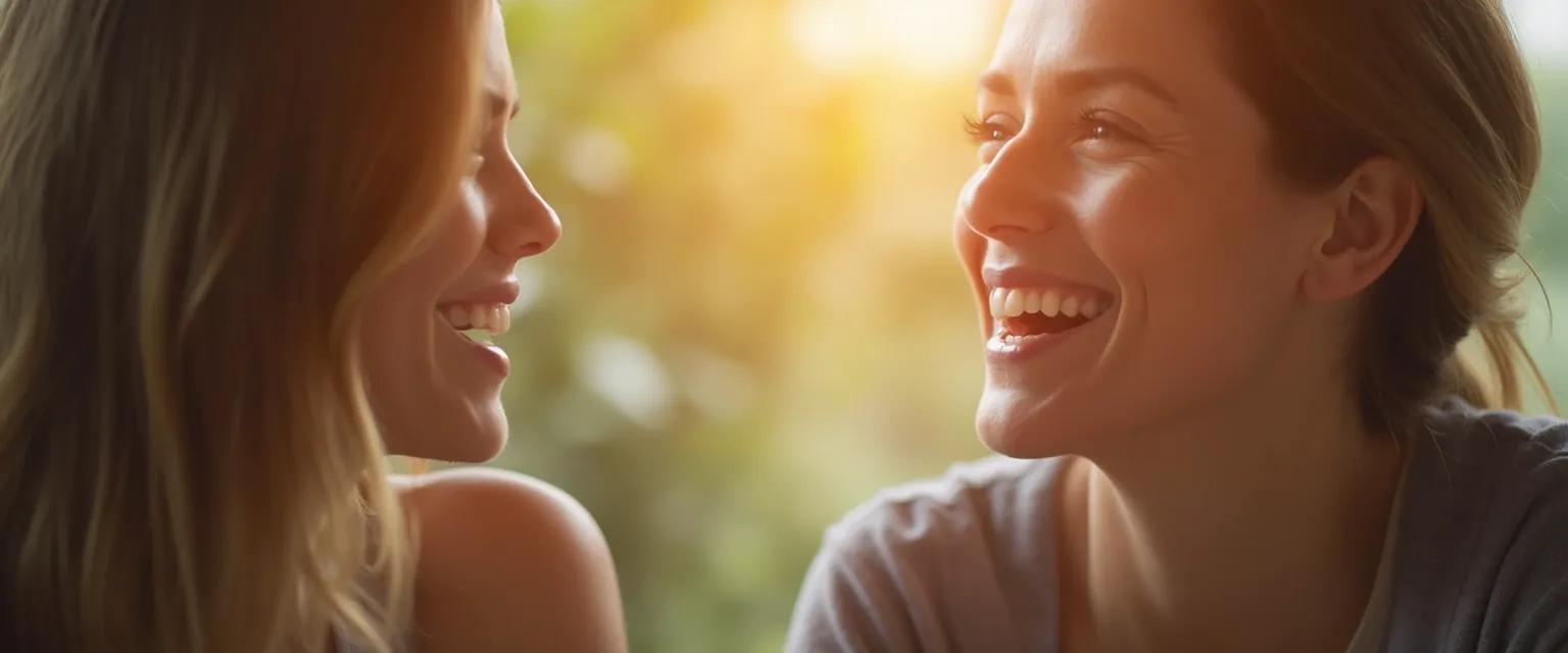 Person practicing listening mindfulness exercise during conversation