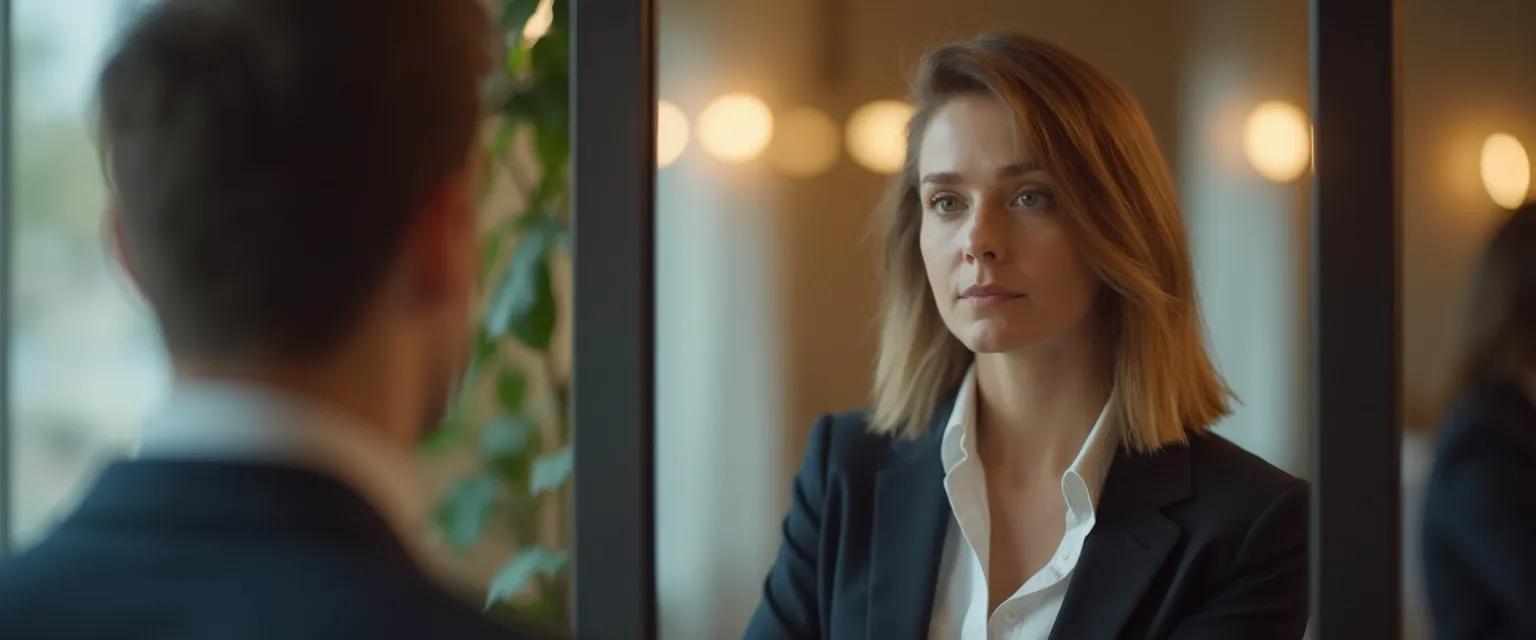 Leader practicing self-reflection techniques demonstrating self-awareness is key to effective leadership