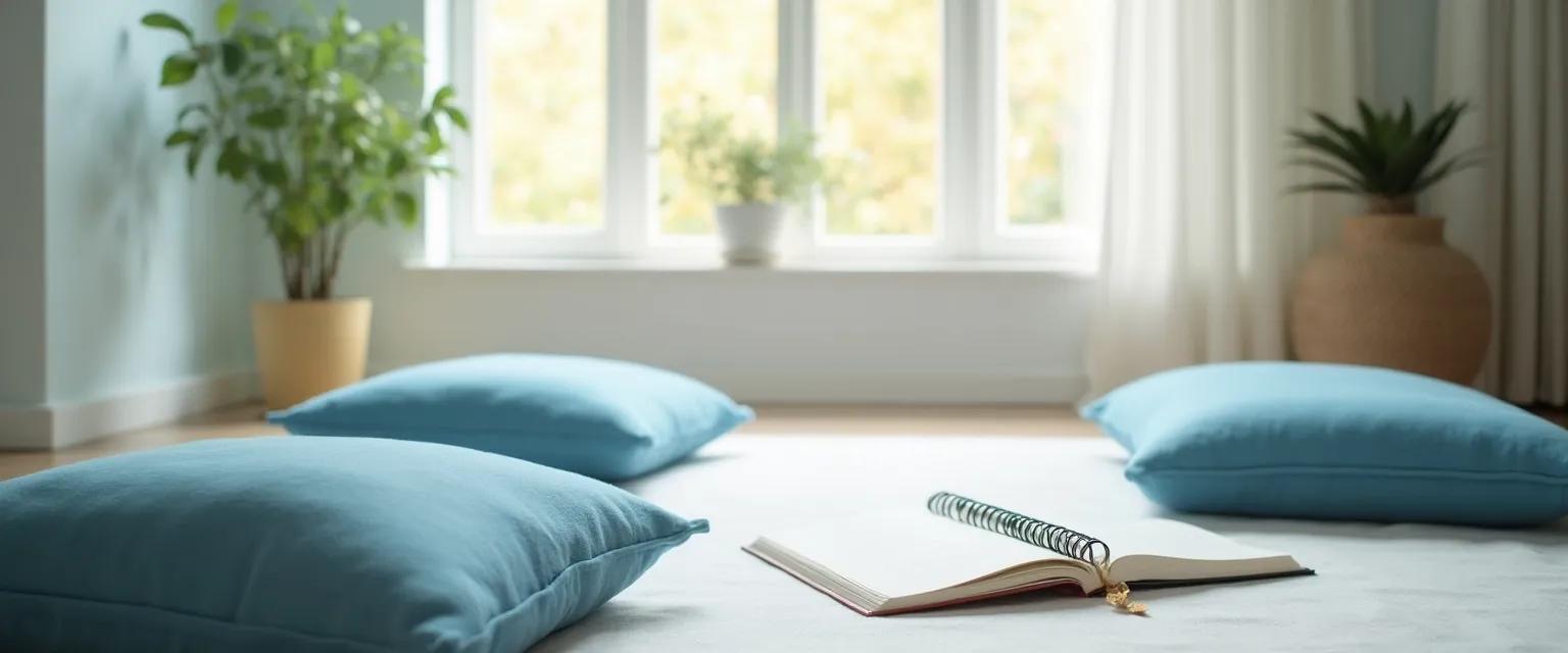 Personal mind space clinic with essential elements for daily mental wellness techniques