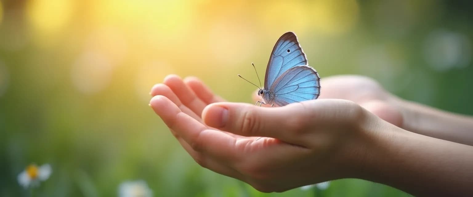 Person practicing trauma-sensitive mindfulness in a safe, comfortable environment