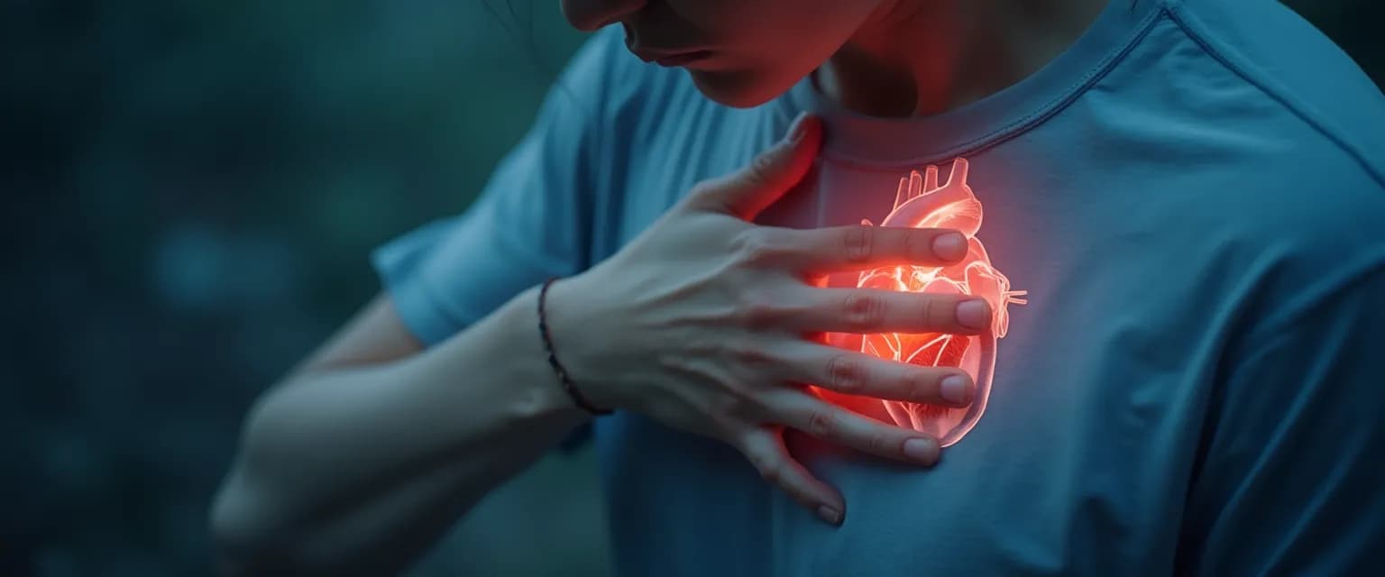 Woman experiencing physical symptoms of heartbreak - the truth about heartbreak's impact on the body