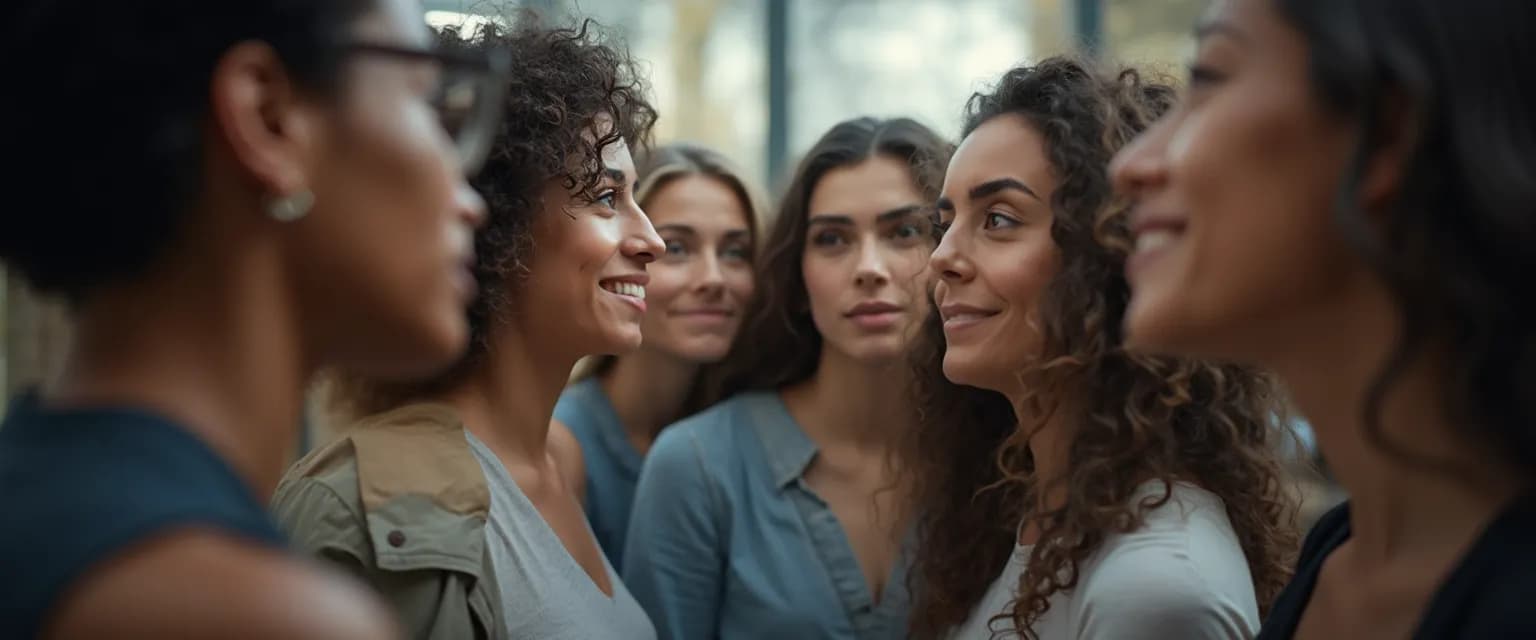 Person demonstrating self-awareness in social psychology through mindful group interaction